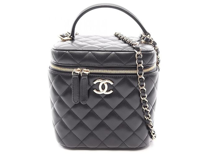 Bolsa de Maquilhagem Chanel Coco Mark Vanity Bag Preto