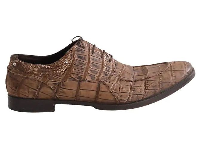 Dolce & Gabbana Scarpe marroni con lacci Marrone