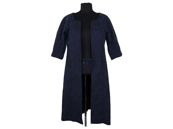 Abrigo Manoush de algodón azul marino M