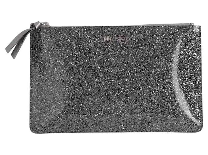 Jimmy Choo Silberne Clutch
