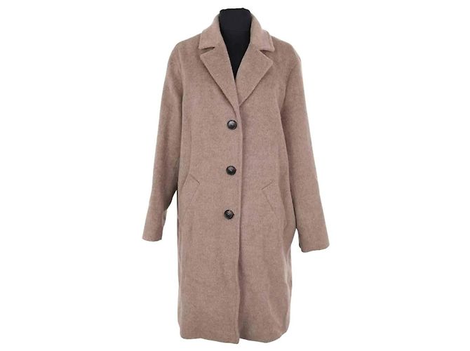Abrigo de lana beige Gerard Darel