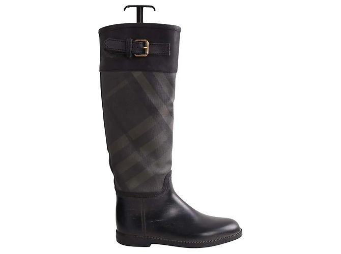 Burberry Black rain boots