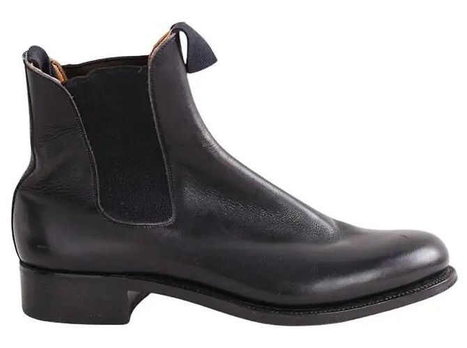 Botas JM Weston de cuero negro