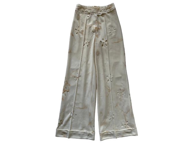 John Galliano Hose 2001 Fall/Winter Beige