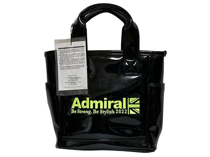 Autre Marque Admiral Emaille-Golftasche Schwarz