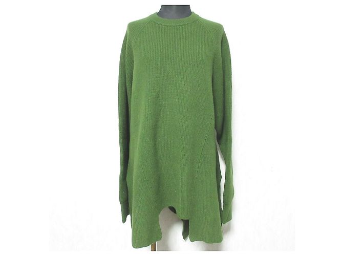 Autre Marque nagonstans Jersey de punto asimétrico Verde
