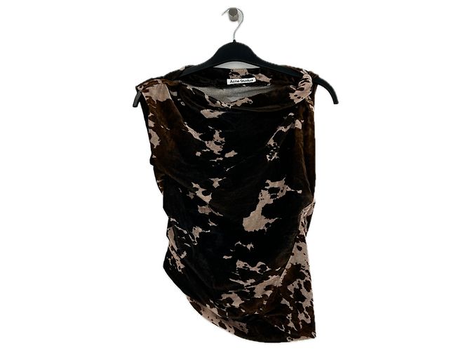Acne Studios Braunes Viscose Top