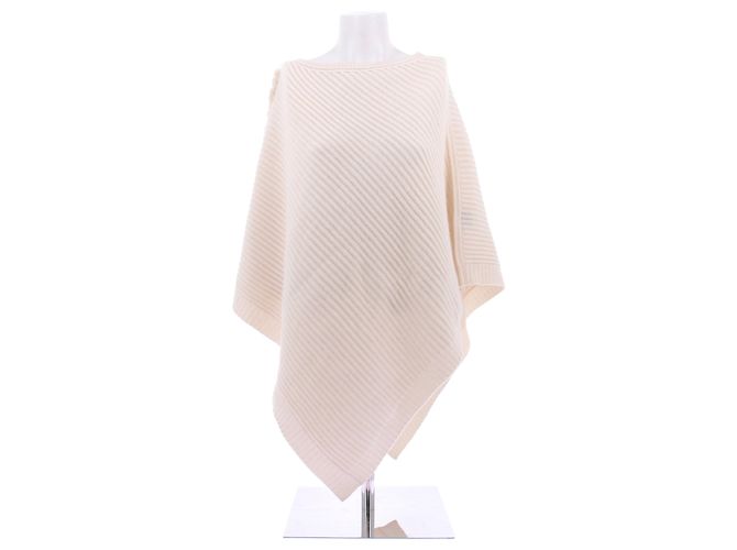 Max & Moi Kaschmir-Poncho in Creme Beige