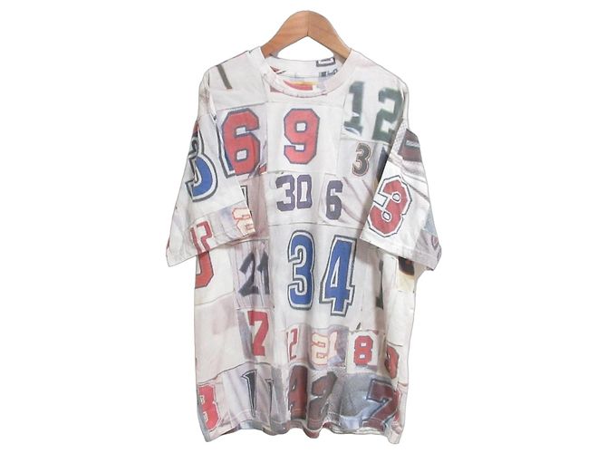 Supreme Jersey Collage S/S Top T-shirt Blanco