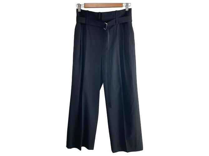 Autre Marque TOMORROWLAND .B Fine Wool Wide Pants Nero