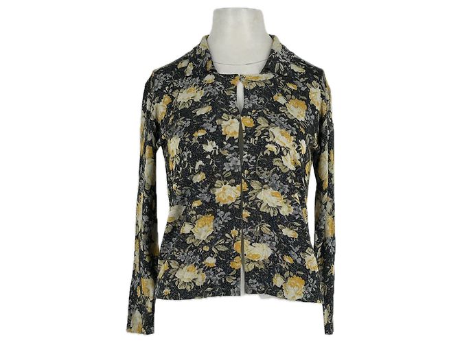 Autre Marque Top mit Blumenmuster