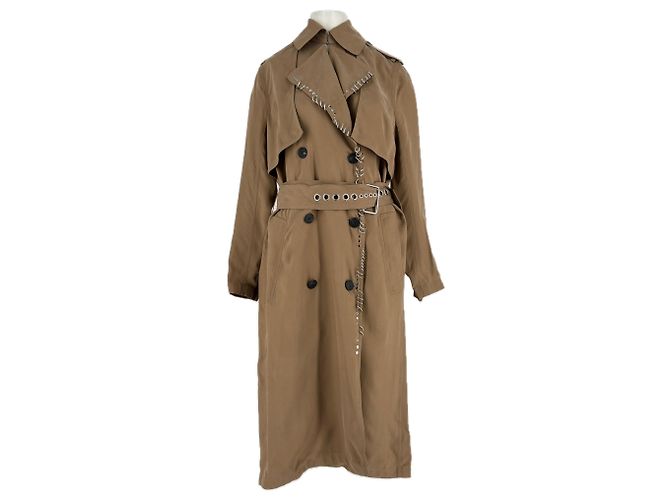 Alexander Wang Trench beige avec piercings