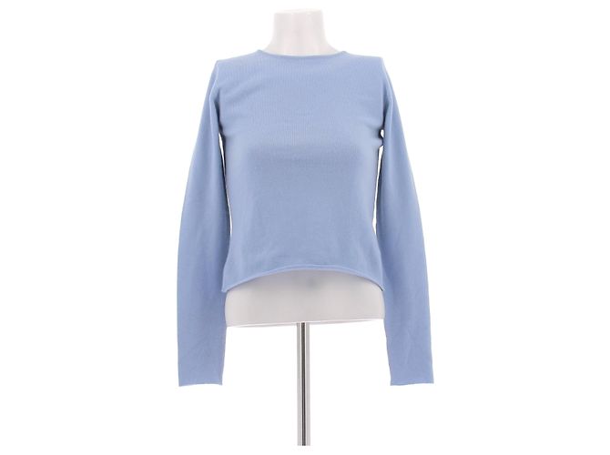 Autre Marque Jersey azul con estampado de setas