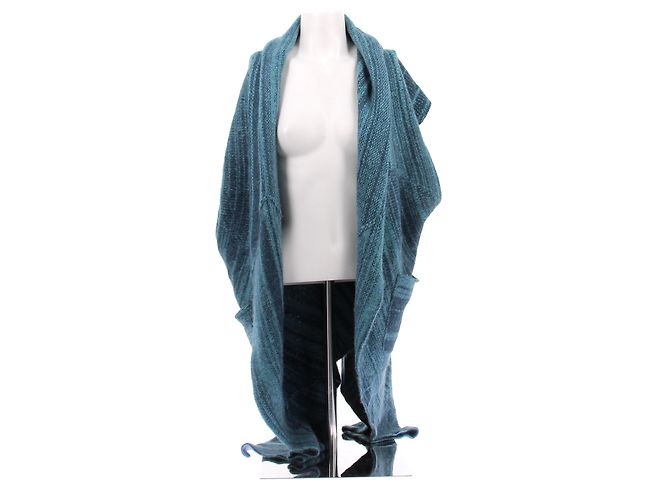 Autre Marque Pull bleu sans manches oversize Blue
