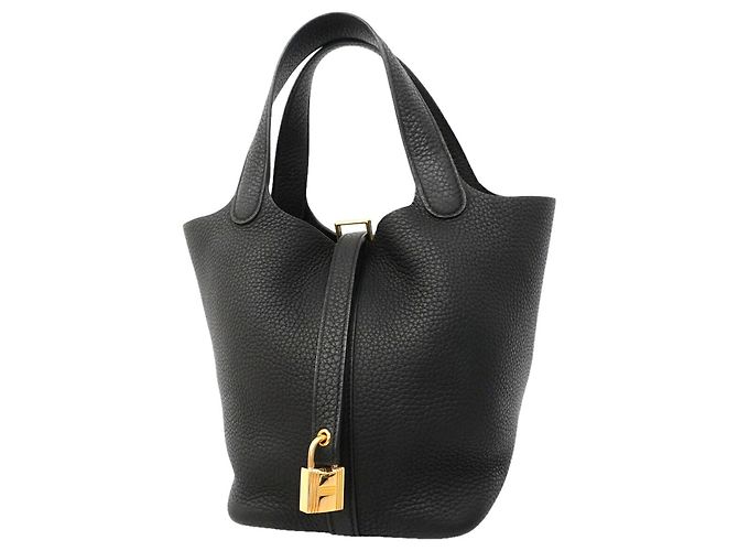 Hermès Hermes Picotin Lock PM Handtasche Schwarz