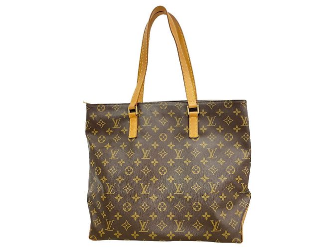 Borsa Cabas Mezzo Monogram Louis Vuitton Marrone