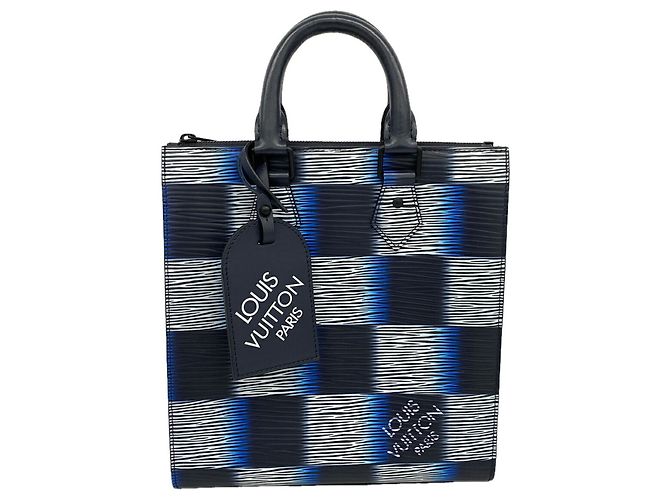 Sac à main Louis Vuitton Damier Rush Epi XL Bleu