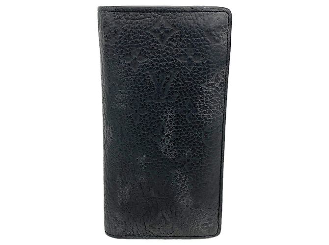Louis Vuitton Black Long Wallet