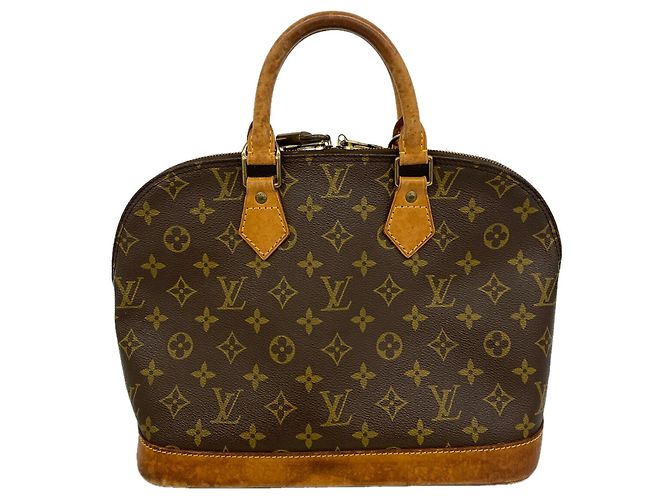 Borsa a mano Louis Vuitton Alma Monogram M51130 Marrone