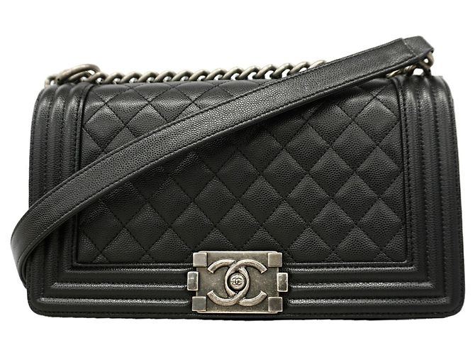 Borsa a tracolla Chanel Boy Chain Nero