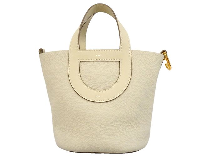 Hermès Bolsa Hermes In the Pool 18 Branco