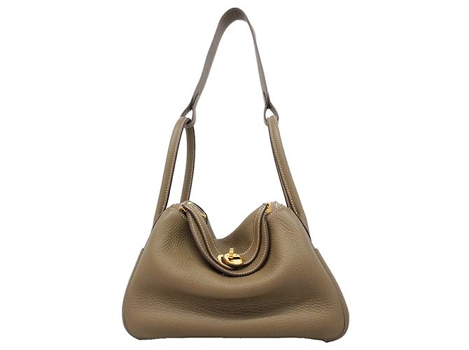 Hermès Sac à main Hermes Lindy 26 Taupe