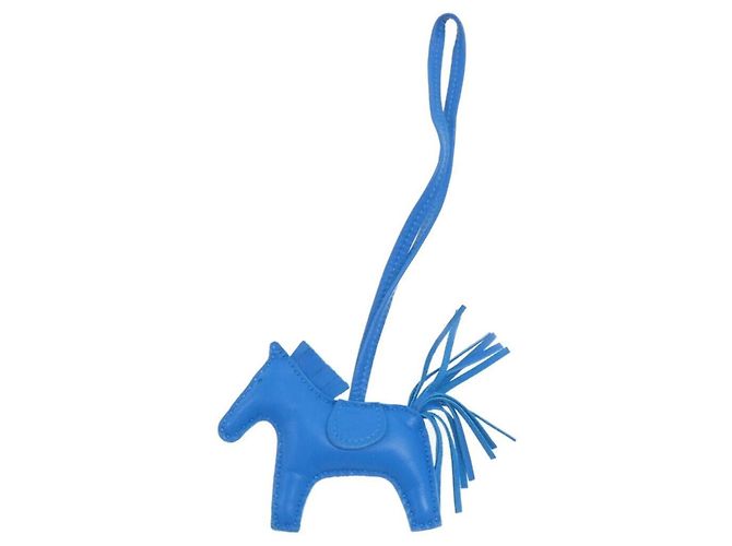 Hermès Hermes Rodeo Accessory Bag Charm PM Blu