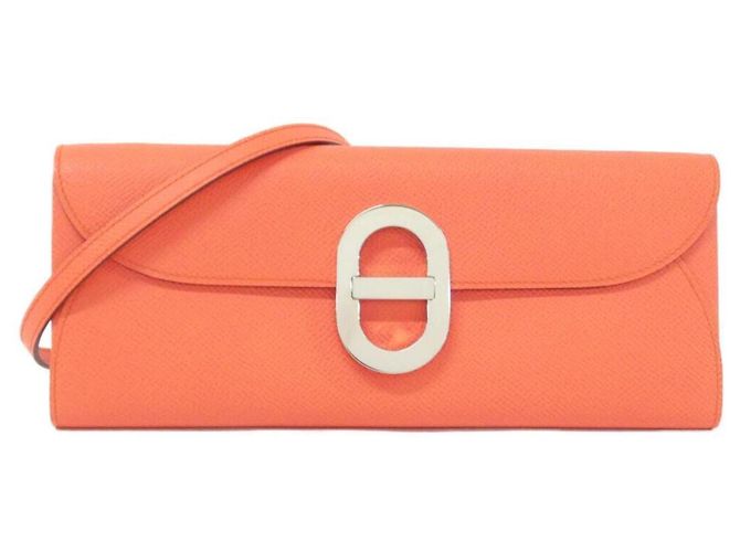 Hermès Cartera de Hombro Hermes Maillon To Go Rosa Roja