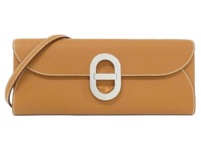 Hermès Maillon To Go Shoulder Wallet Brown