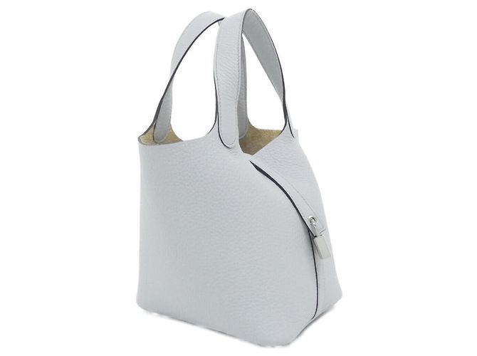 Hermès Sac à main Hermes Picotin Lock PM Bleu Bleu clair