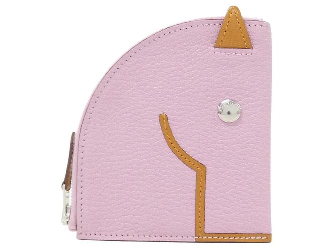 Hermès Hermes Paddock Coin Case Pink