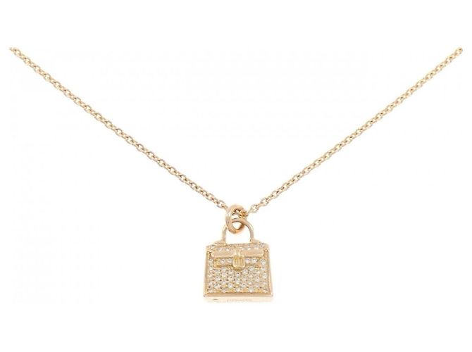 Hermès Collar Hermes Kelly 0.21CT Dorado