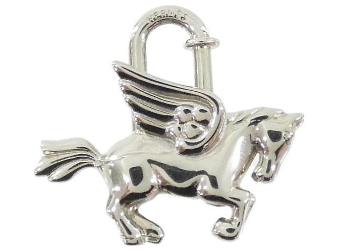 Hermès Chaveiro Hermes PEGASUS Cadena Prata