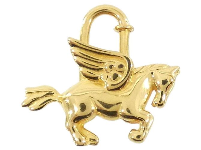 Hermès Chaveiro Hermes PEGASUS Cadena Dourado