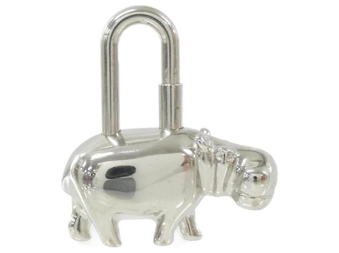 Hermès Chaveiro Hermes HIPPO Cadena Prata