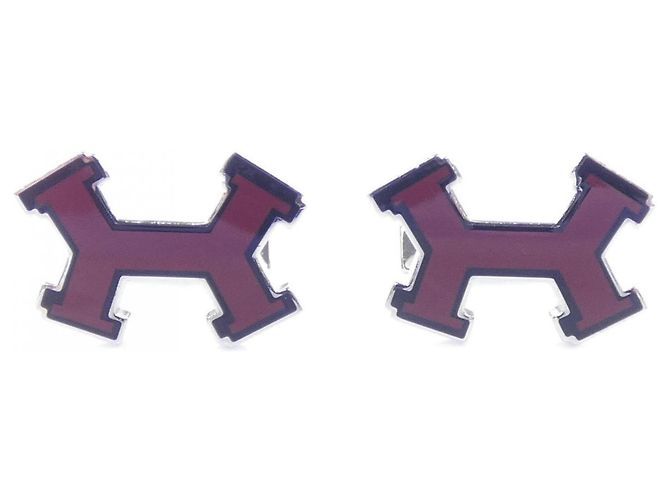 Hermès Gemelli Hermes marroni e argento Marrone