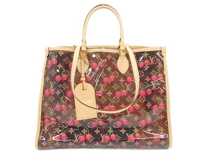 Bolsa Louis Vuitton Monogram Cherry OnTheGo GM Marrom