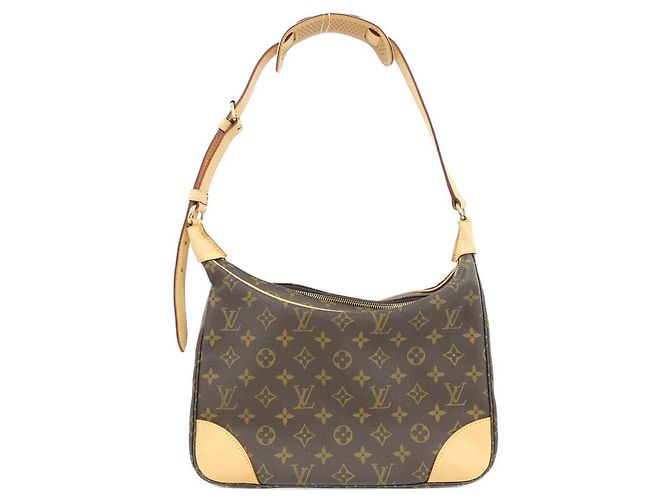 Louis Vuitton Monogram Boulogne Schultertasche Braun
