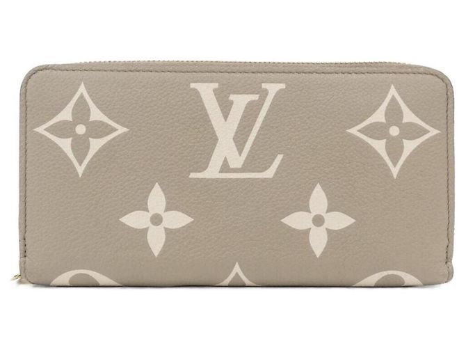 Portafoglio Zippy Louis Vuitton Bicolor Monogram Empreinte Grigio
