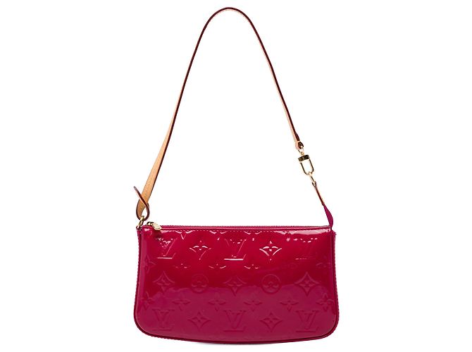 Louis Vuitton Pink Monogram Vernis Pochette Accessoires Rosa