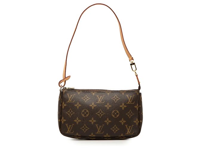 Louis Vuitton Brown Monogram Pochette Accessoires Marron