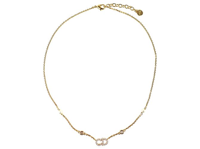Collana Dior Gold Plated Clair D Lune D'oro