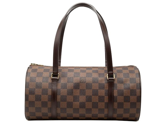 Louis Vuitton Brown Damier Ebene Papillon 30 Marron