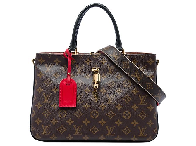 Louis Vuitton Brown Monogram Millefeuille Castaño