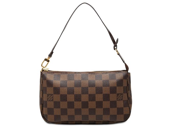 Louis Vuitton Brown Damier Ebene Pochette Accessoires Marrom