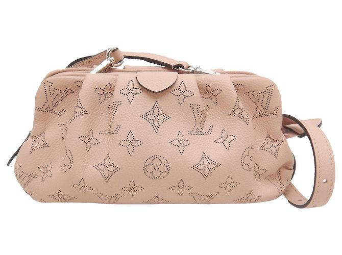 Louis Vuitton Pink Monogram Mahina Scala Mini Pouch Rosa