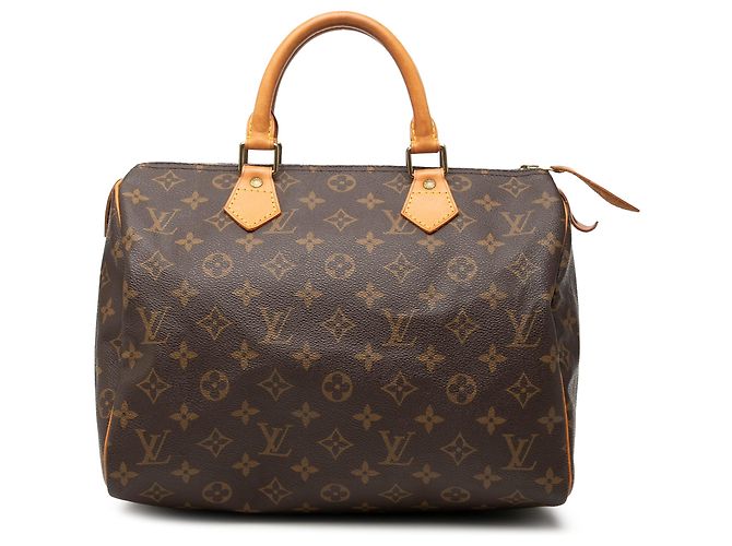 Louis Vuitton Brown Monogram Speedy 30 Marrom