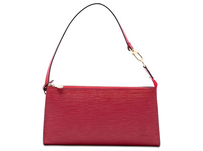 Louis Vuitton Red Epi Pochette Accessoires Rouge