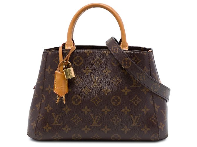 Louis Vuitton Brown Monogram Montaigne BB Marron