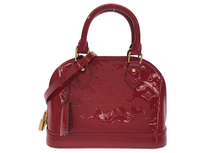 Louis Vuitton Vernis Alma BB Handtasche Fuschia